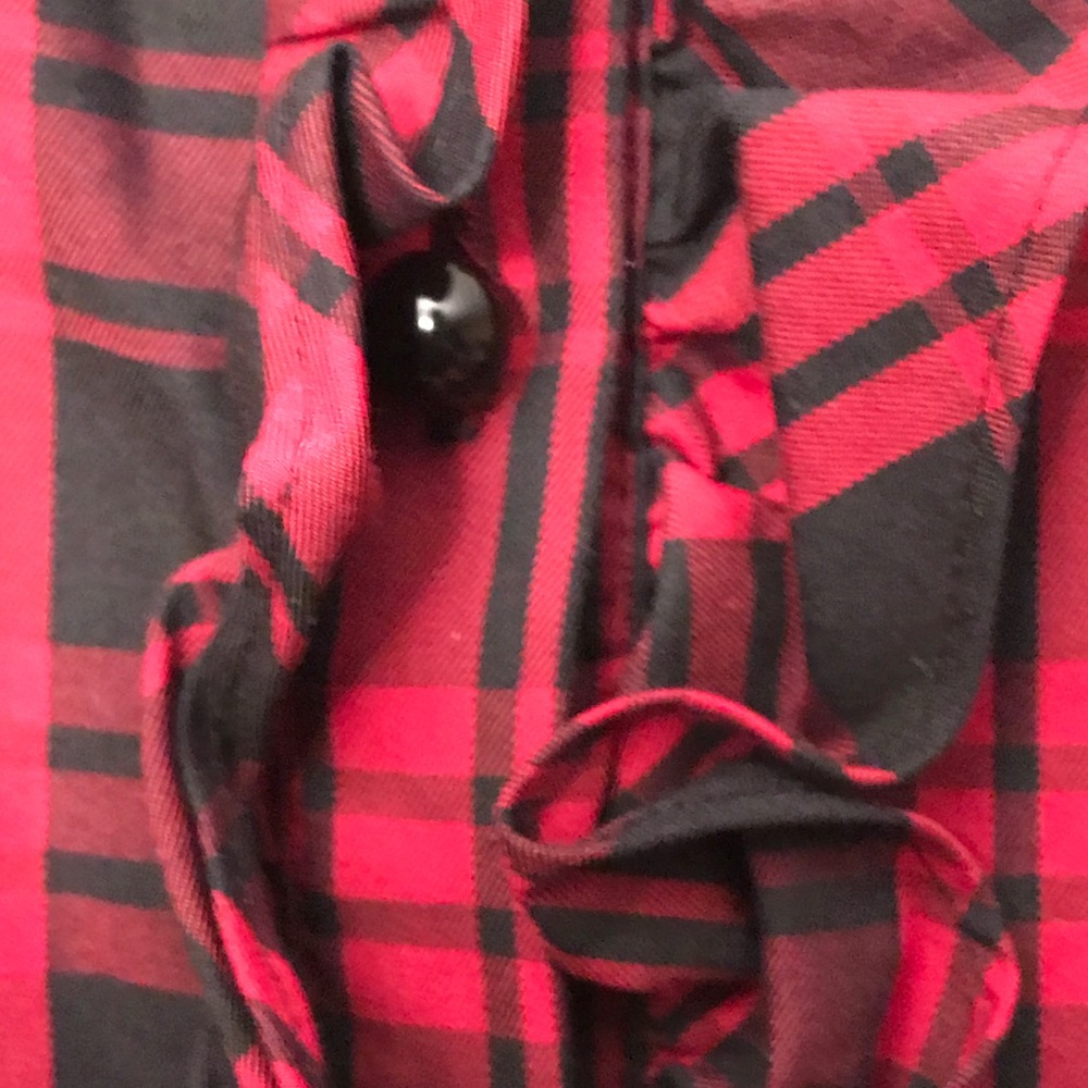 Talbots! Fall Plaid Print Button Down Top - image 4